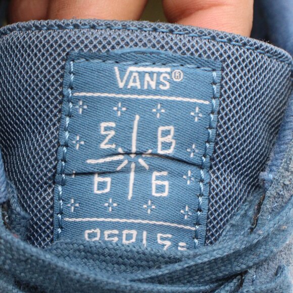 Vans Berle Pro Skate Shoes Men's Size 9 Blue Yellow Sneakers Athletic Shoes - Picture 10 of 10